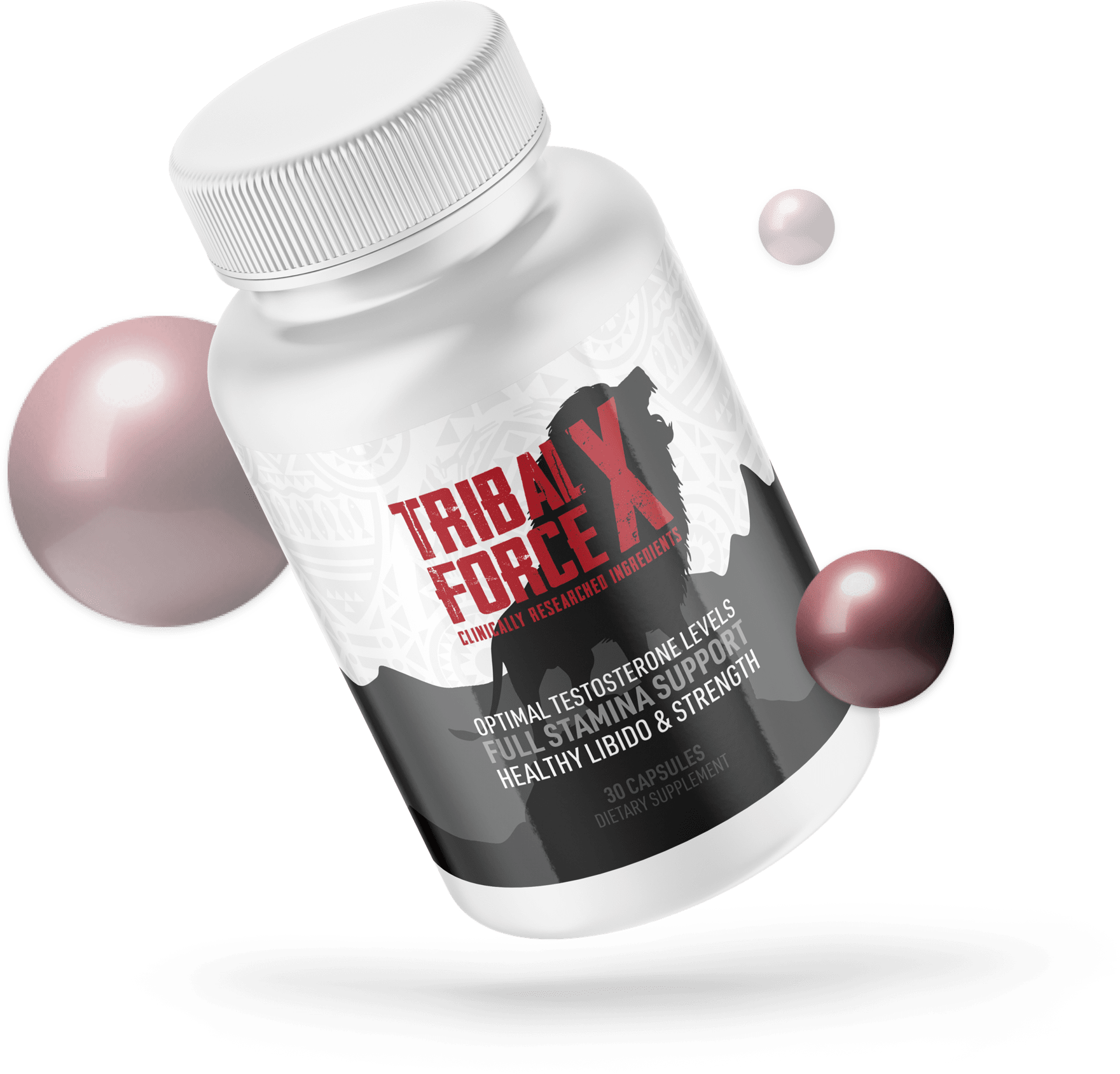 Tribal Force X Premium Vitality Supplement Bottle