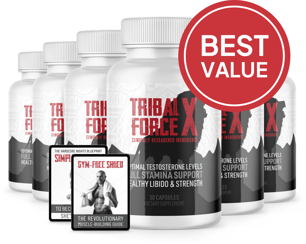 Six bottles of Tribal Force X
